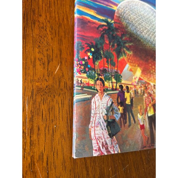 Vintage 1982 Walt Disney World Epcot Center Opening Brochure With Letter - Picture 8 of 9
